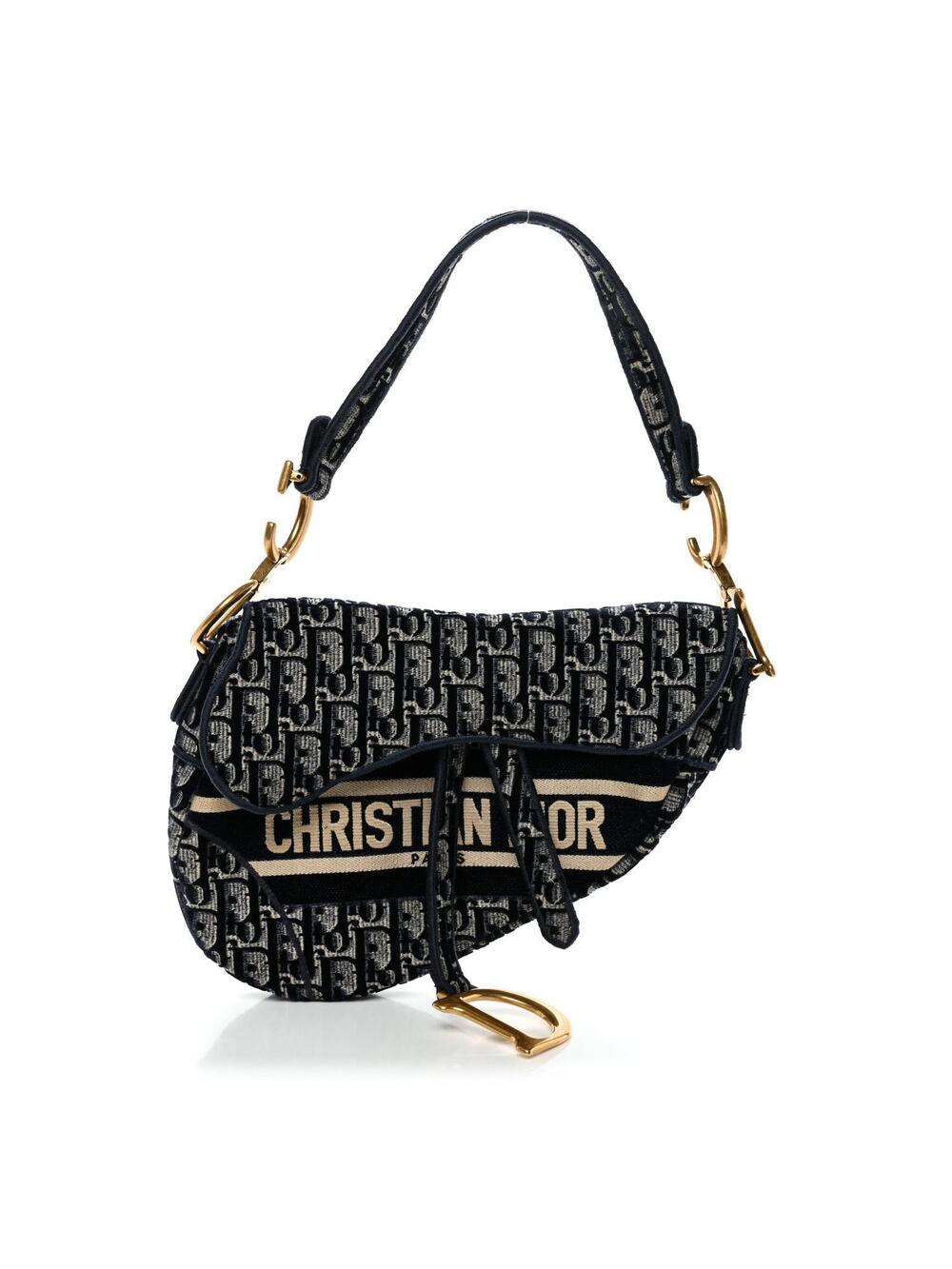 Christian Dior Velvet Oblique Saddle #373369C20B